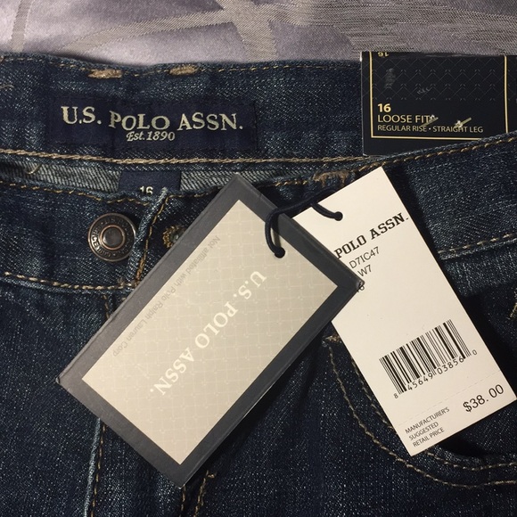 πNWT! U.S. POLO ASSN. Boys JEANS π - Picture 3 of 6